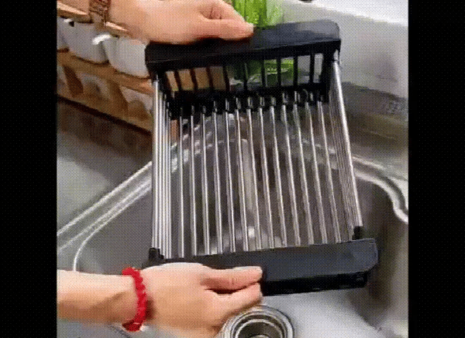 可伸縮瀝水籃